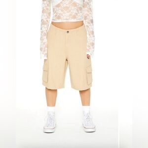 Twill Bermuda Cargo Shorts